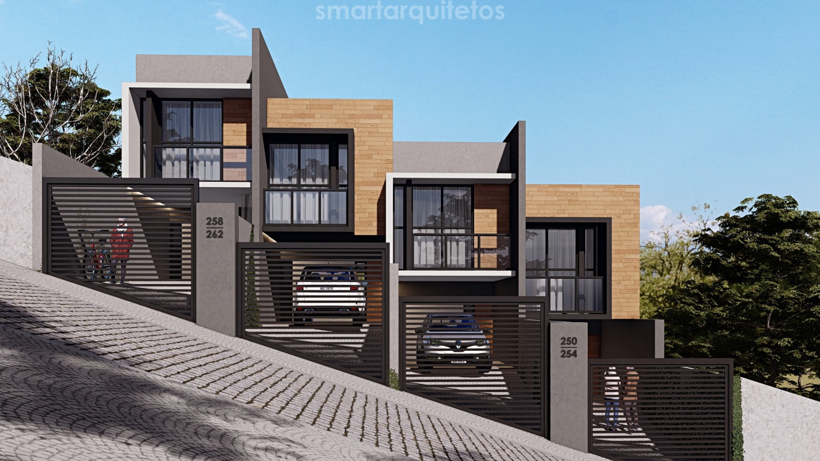 Fachada / frente do residencial